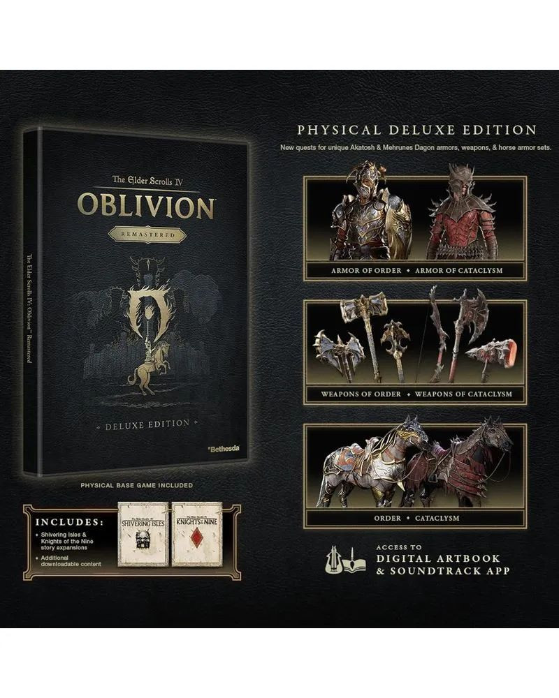 PS5 The Elder Scrolls IV - Oblivion Remastered - Deluxe Edition