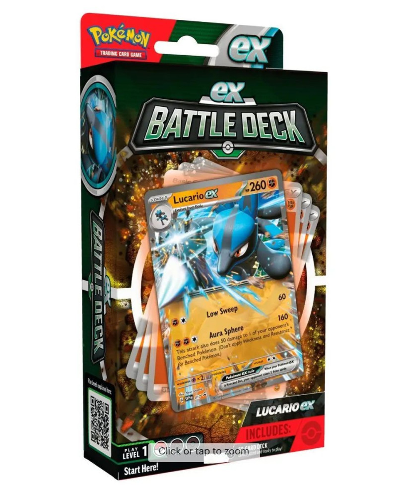 Board Game - Pokemon - TCG - ex Battle Deck - Lucario & Ampharos 