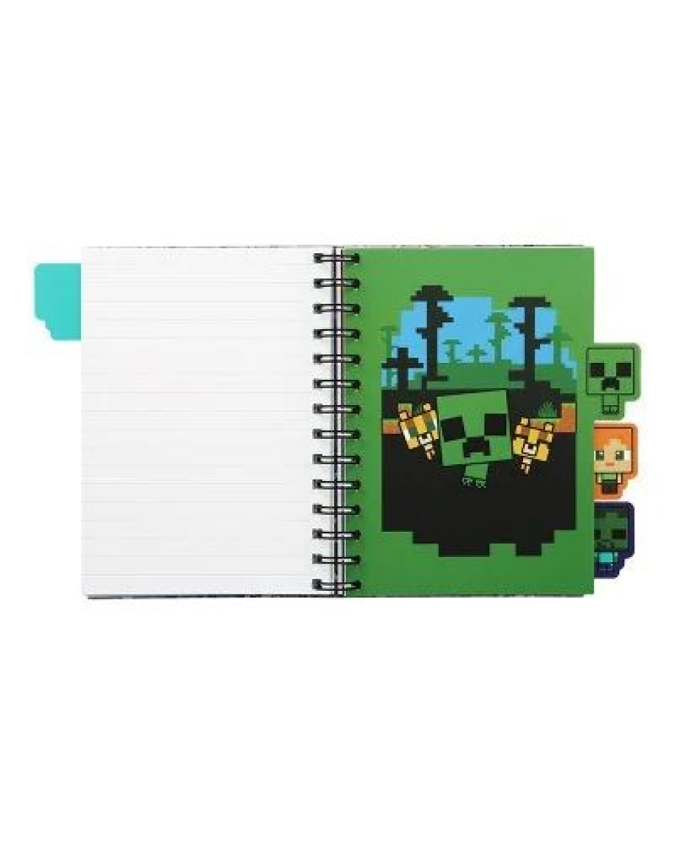 Sveska Minecraft - Notebook with Dividers 