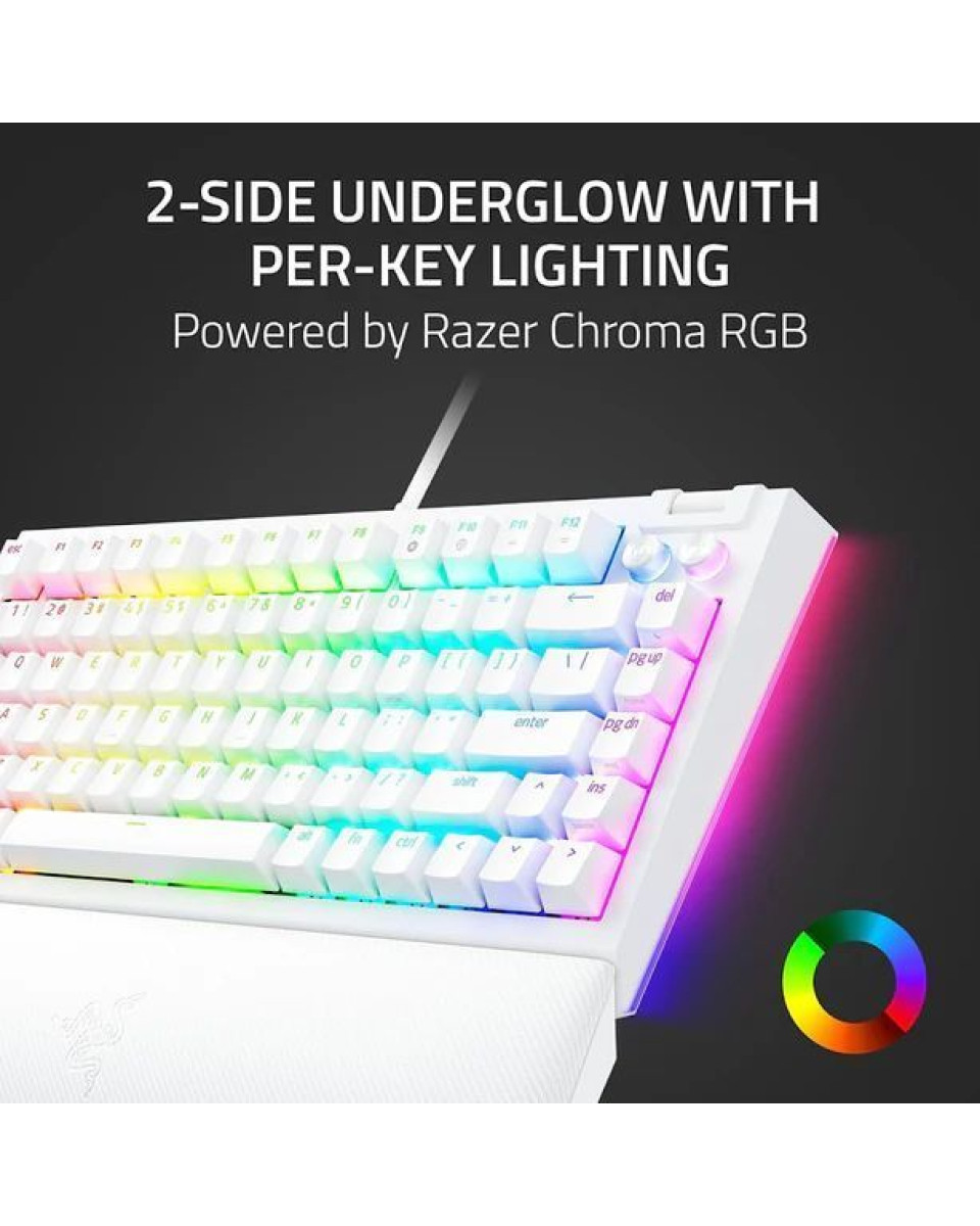 Tastatura Razer BlackWidow V4 75% US - White 
