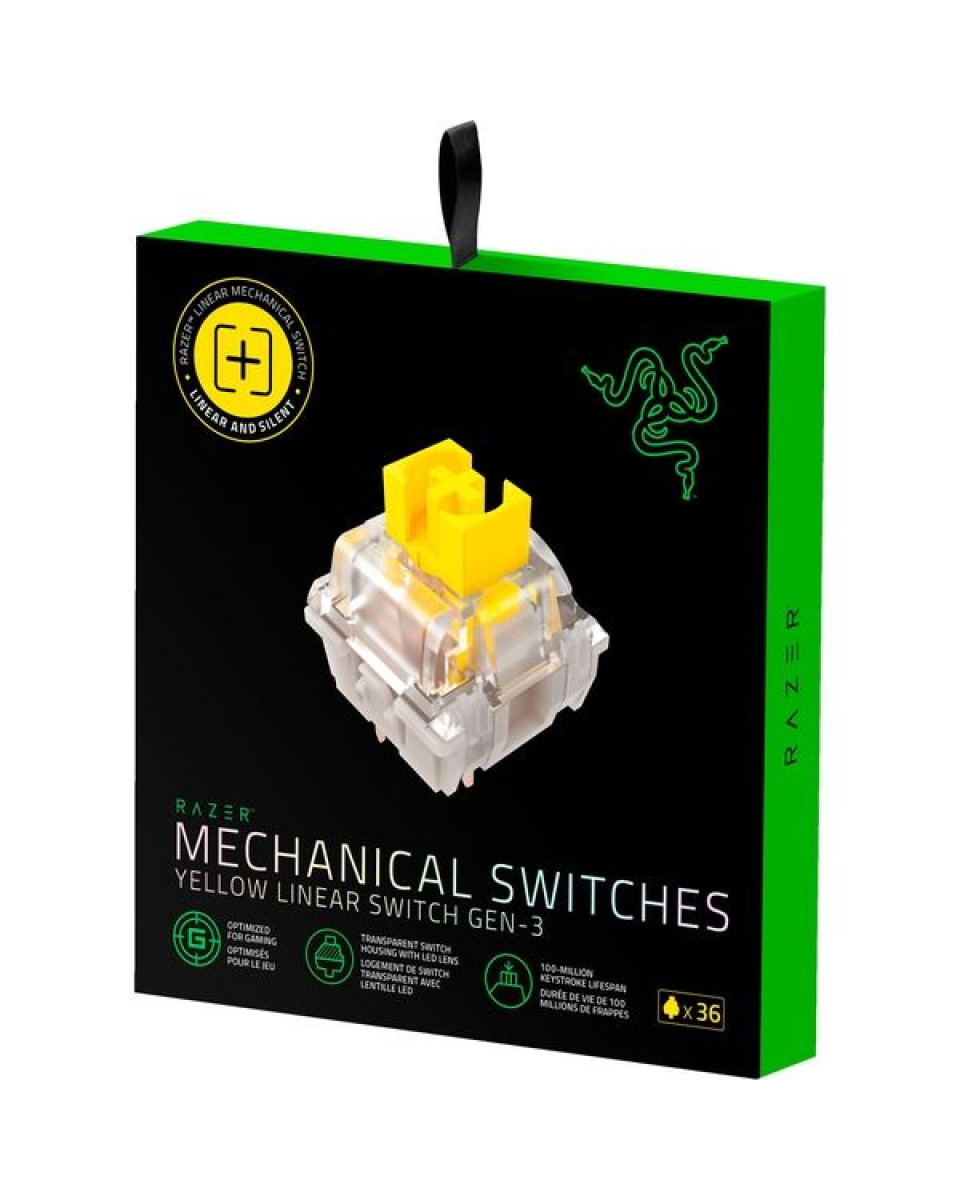 Svičevi za tastaturu Razer - Yellow Linear Switch Gen-3 