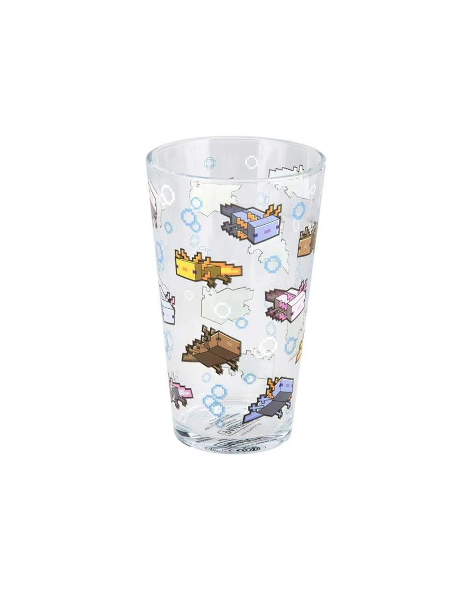 Čaša Paladone Minecraft - Axolotl Glass 