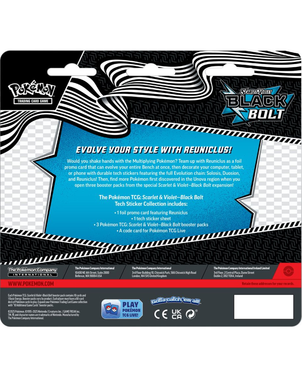 Društvena igra - Pokemon - TCG Scarlet & Violet - Tech Sticker Collection - Blac 