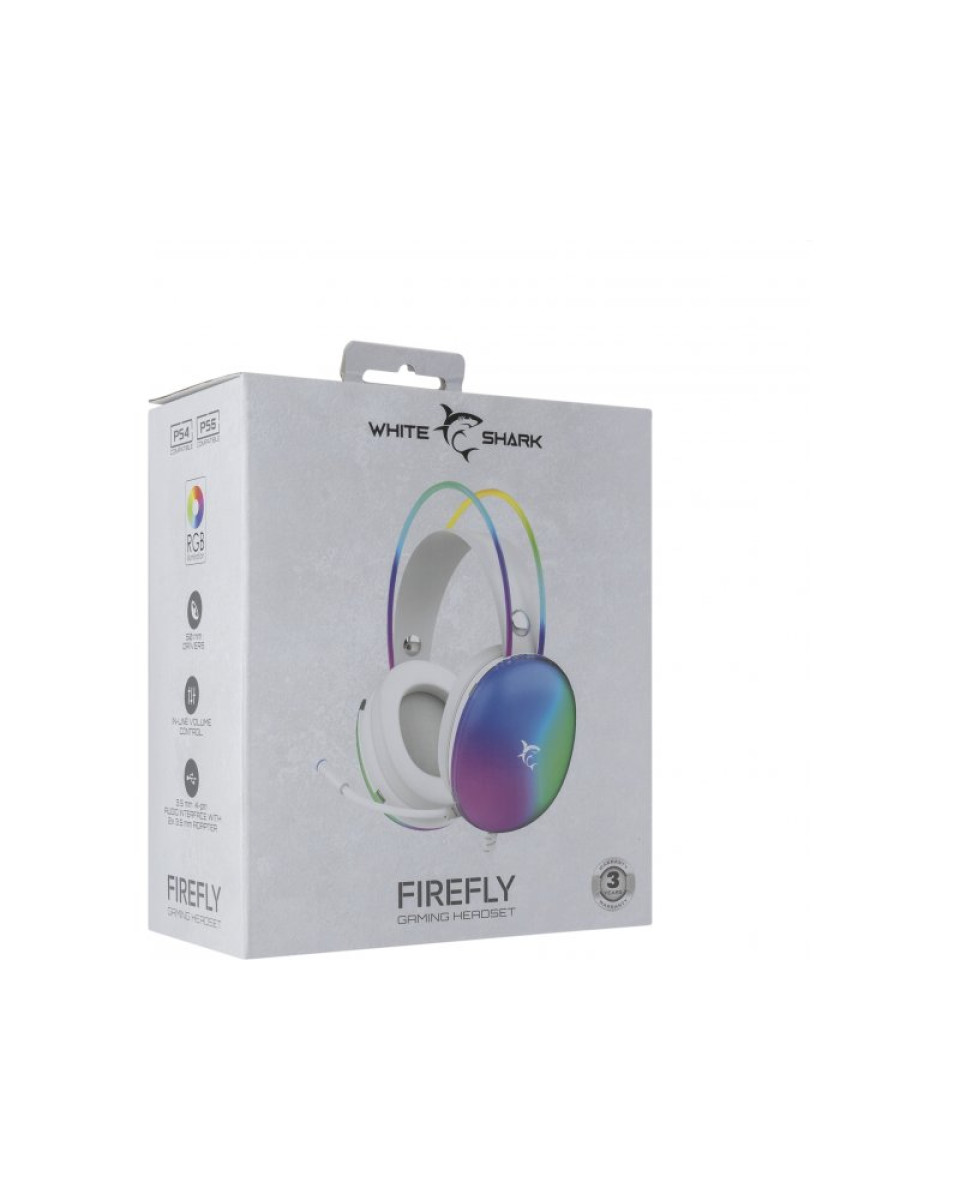 Slušalice White Shark Firefly GH-2342 - White 