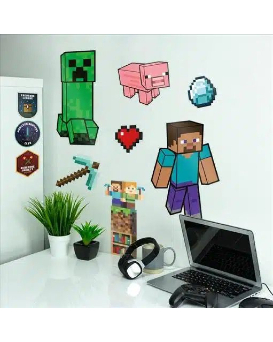 Nalepnice Paladone - Minecraft Wall Decals 