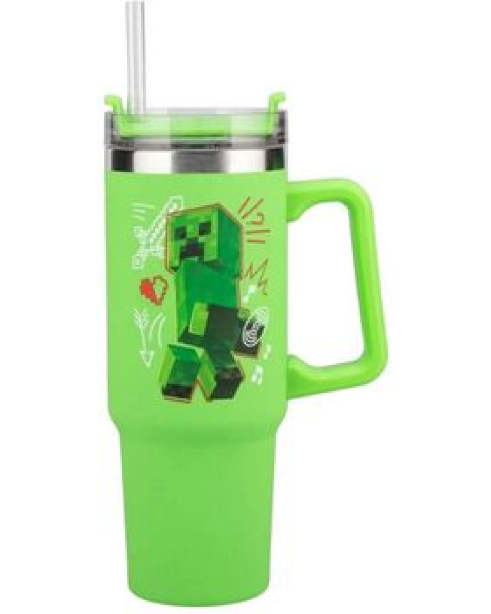 Termos šolja Paladone Minecraft - Green Travel Mug 