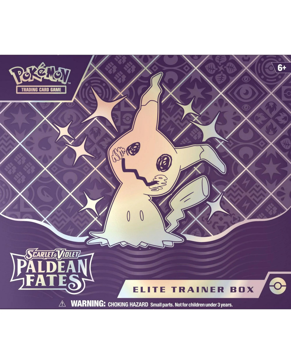 Board Game - Pokemon - Scarlet & Violet - Paldean Fates - Elite Trainer Box 