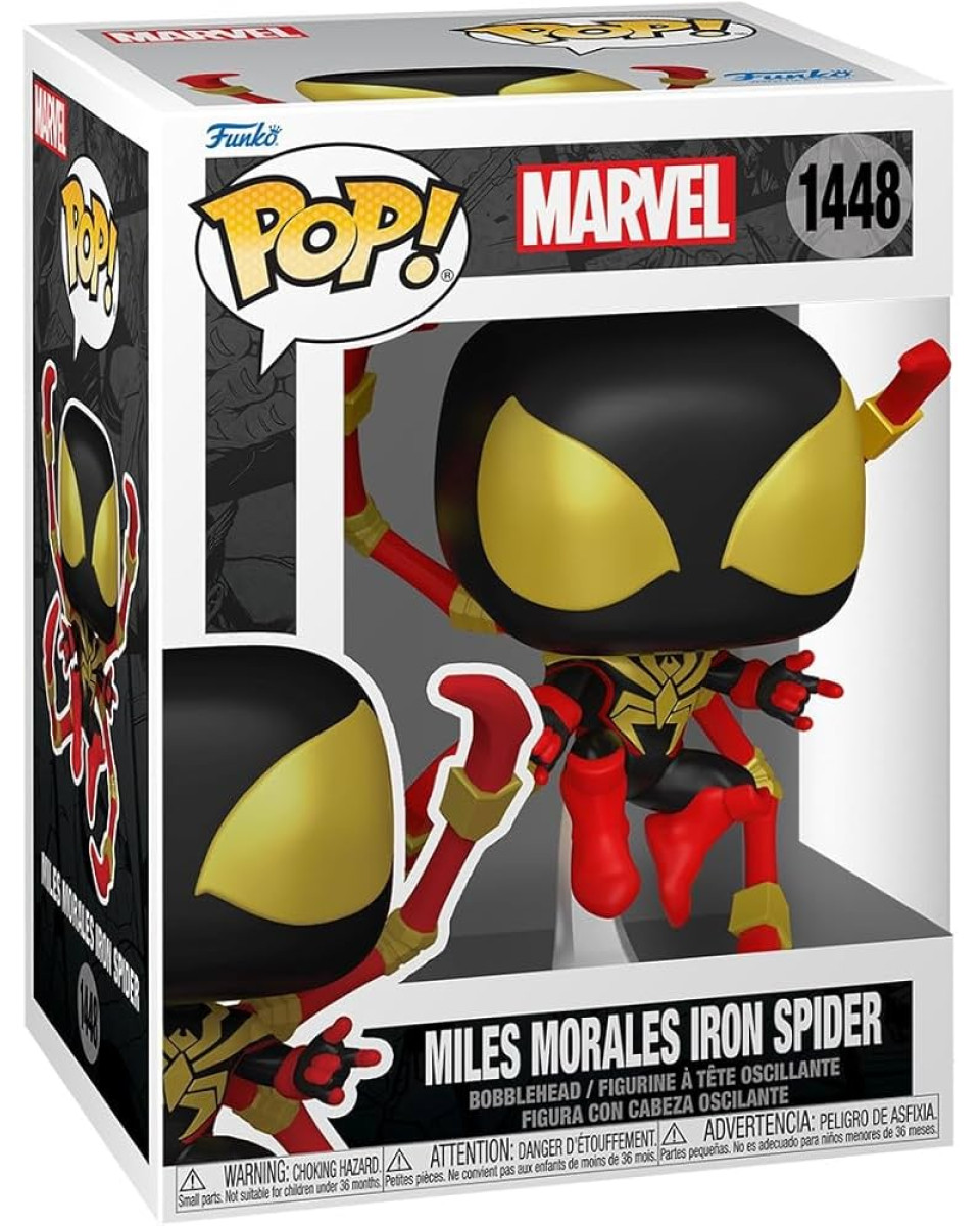 Bobble Figure Marvel - Spider-Man POP! - Miles Morales Iron Spider 