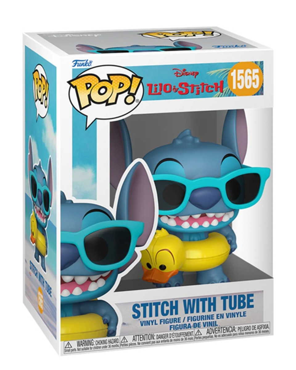 Bobble Figure Disney - Lilo & Stitch POP! - Stitch With Tube 