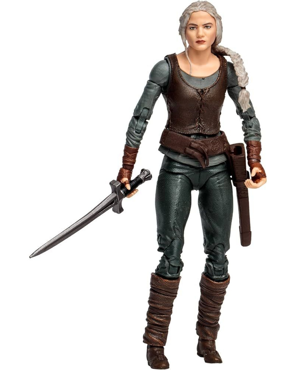 Action Figure Netflix The Witcher - Ciri & Geralt of Rivia 