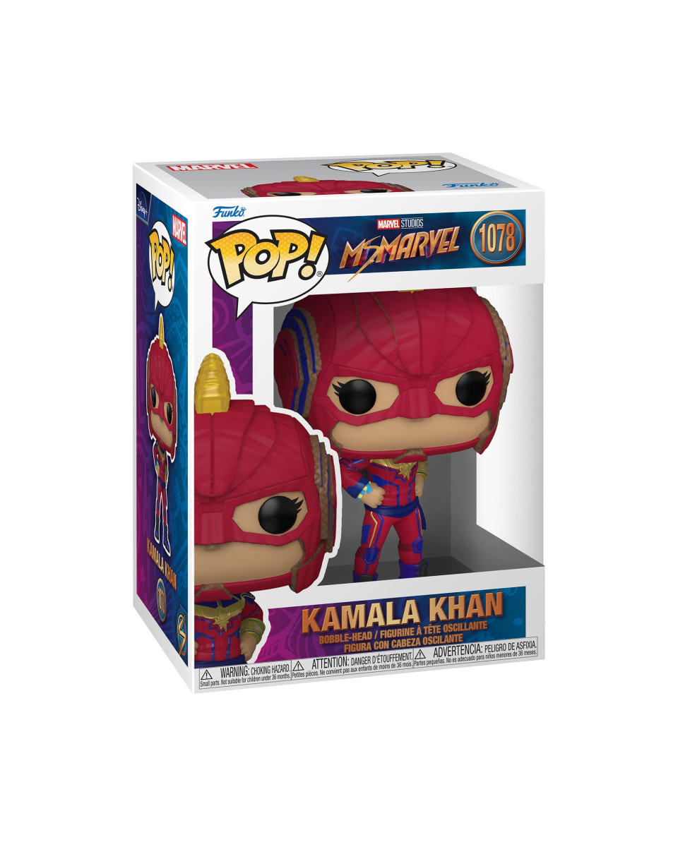 Bobble Figure Marvel Studios Pop! Ms. Marvel - Kamala Khan 