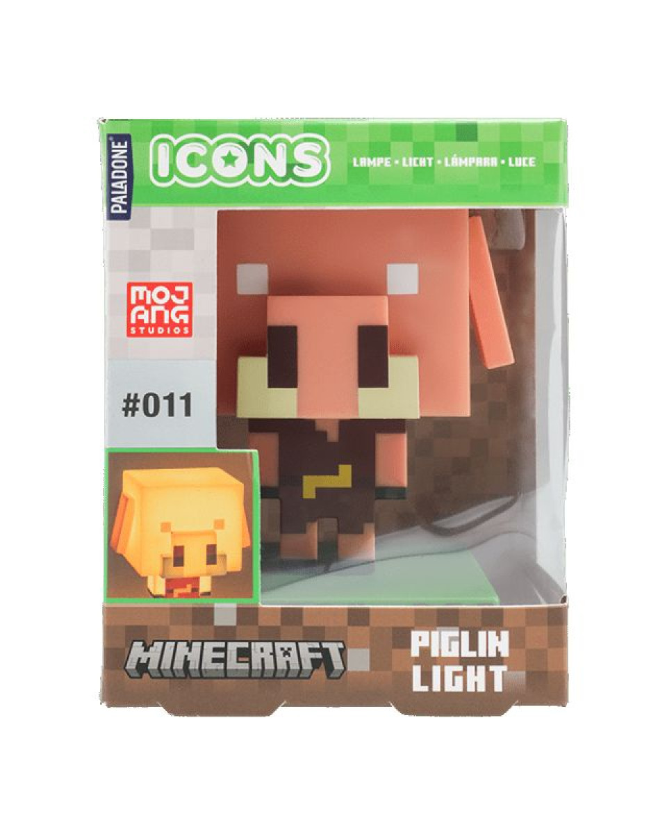 Lampa Paladone Minecraft - Piglin Icon Light 