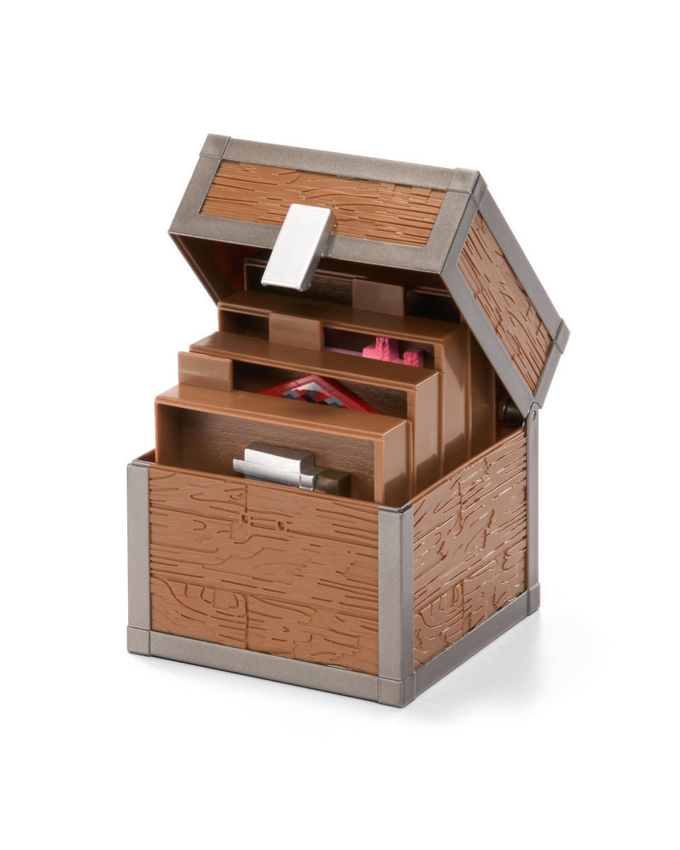 Action Figure Minecraft Inventory Chest - Caves 