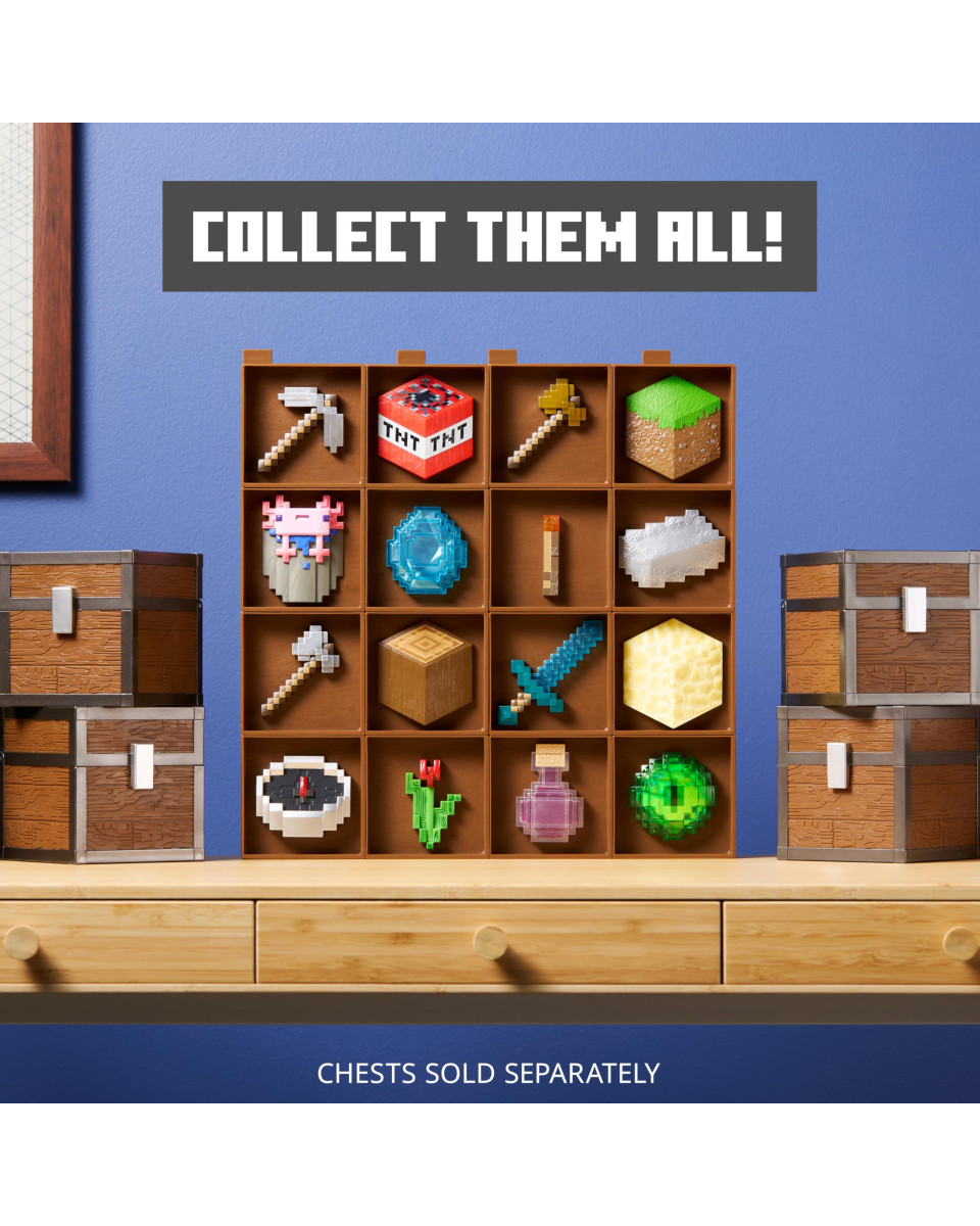 Action Figure Minecraft Inventory Chest - Caves 