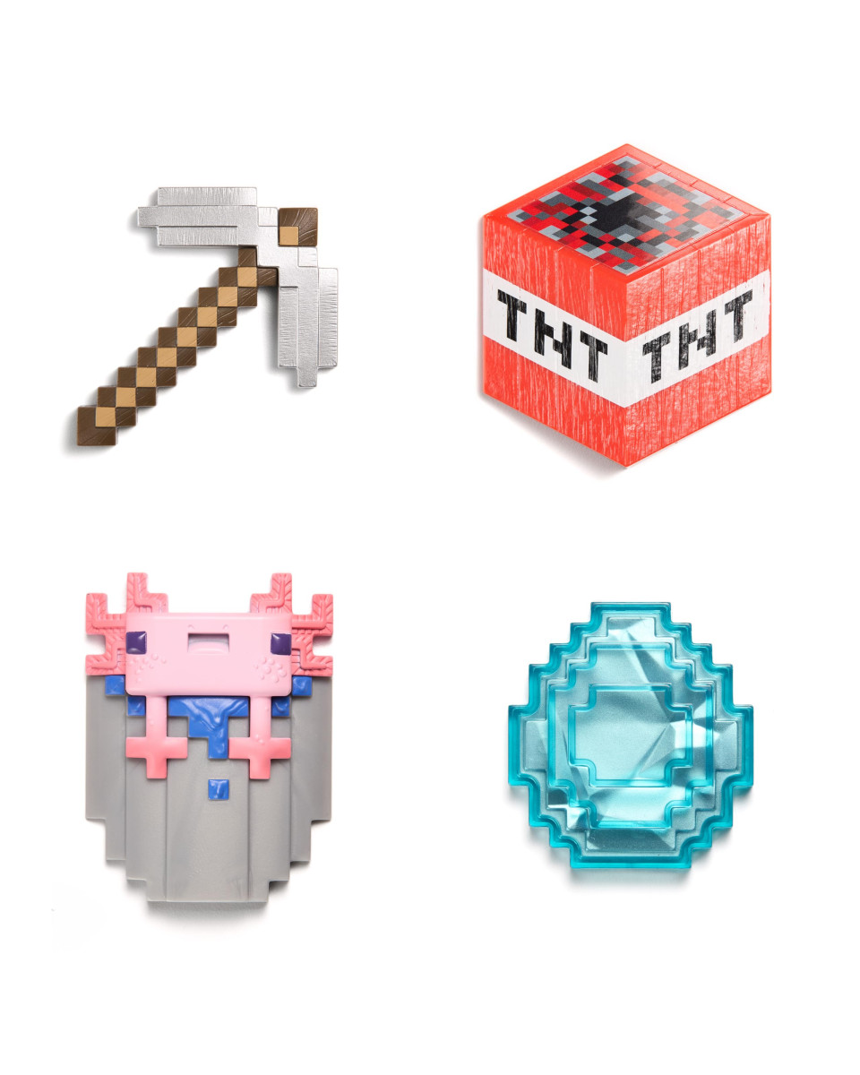 Action Figure Minecraft Inventory Chest - Caves 