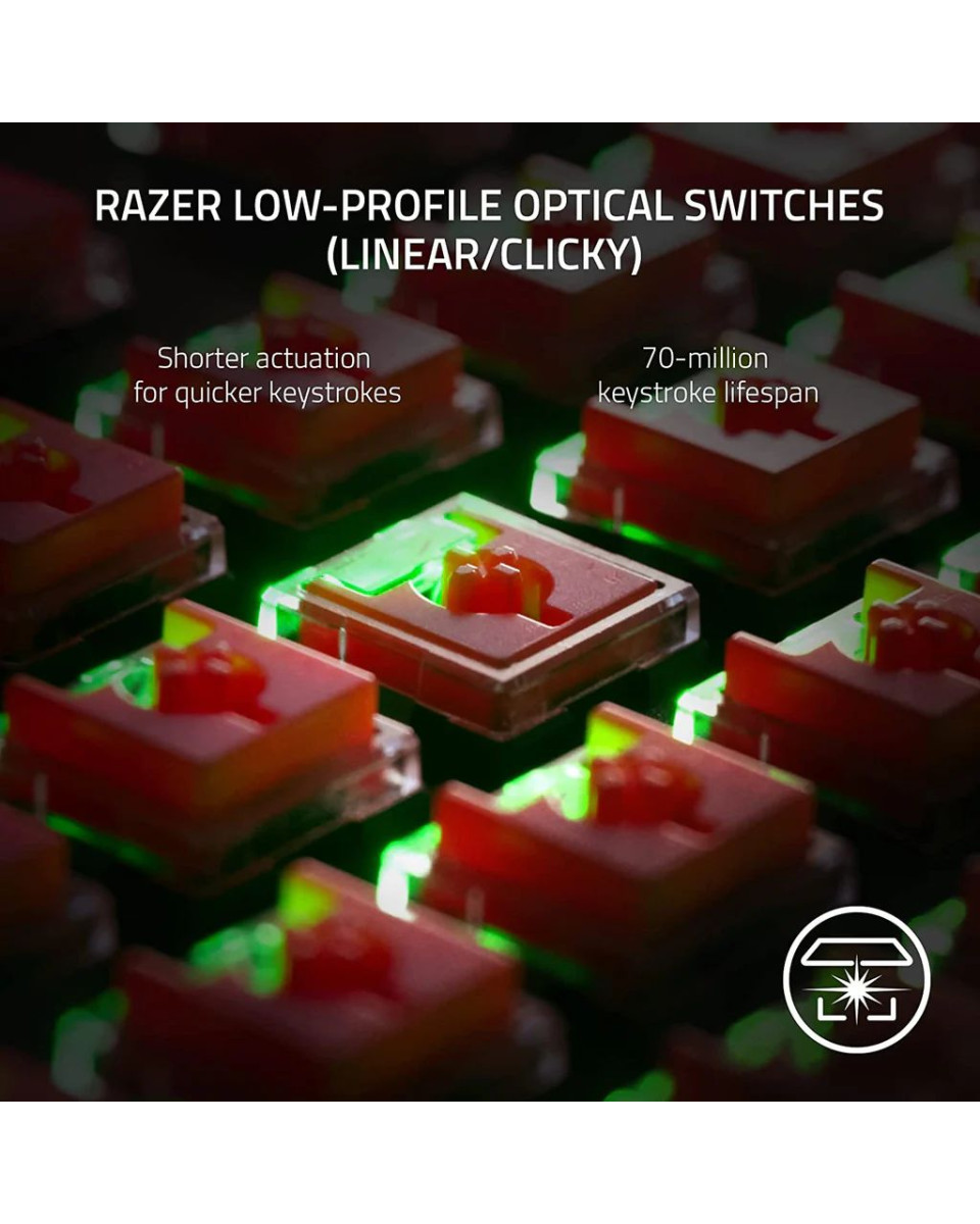 Tastatura Razer DeathStalker V2 - Low Profile Optical Keyboard 