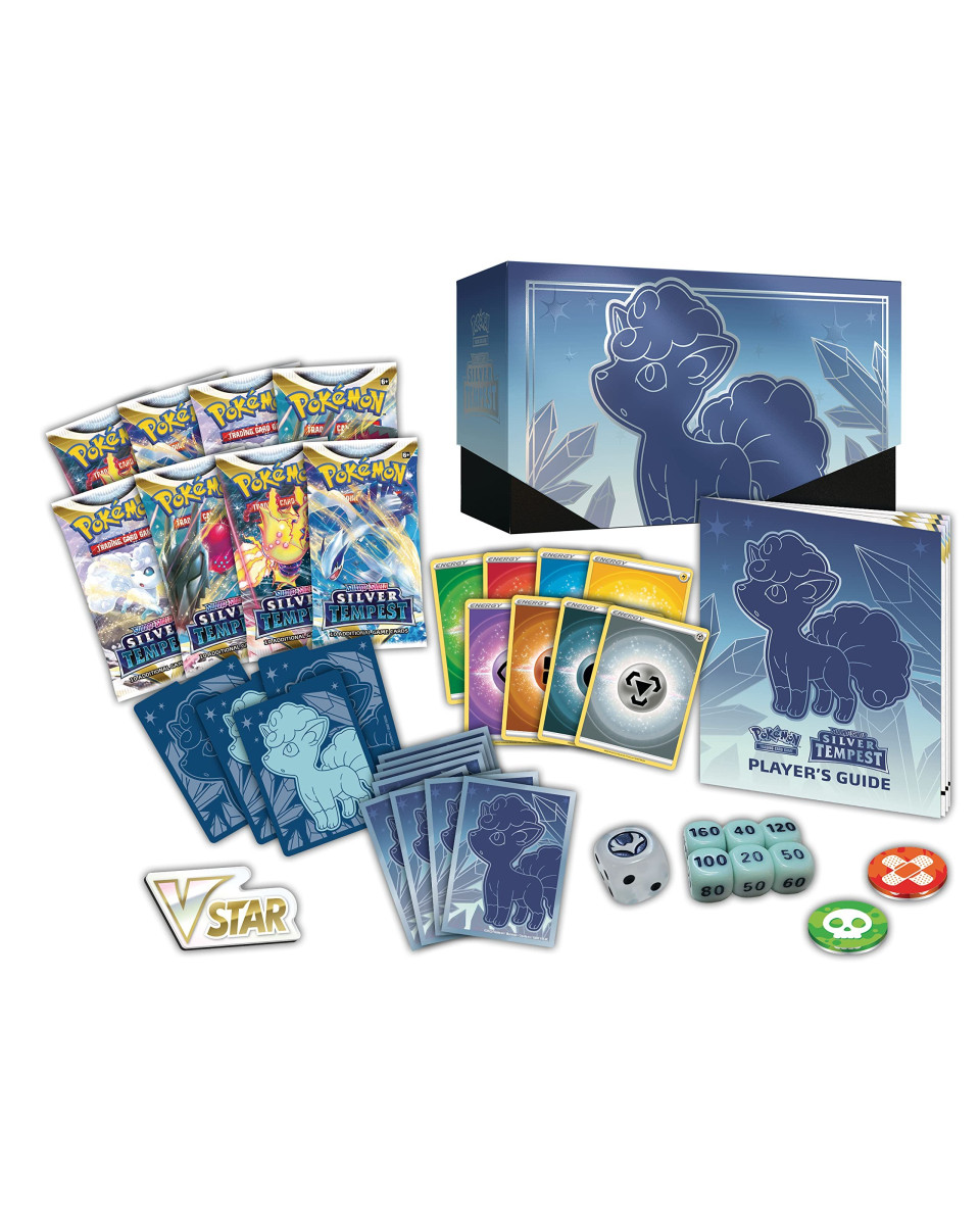 Board Game - Pokemon - TCG Sword & Shield - Silver Tempest - Elite Trainer Box 