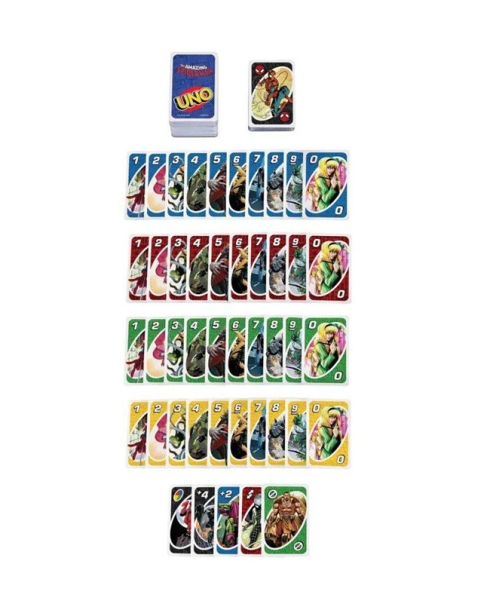 Board Game Mattel UNO - The Amazing Spiderman - Card Game 