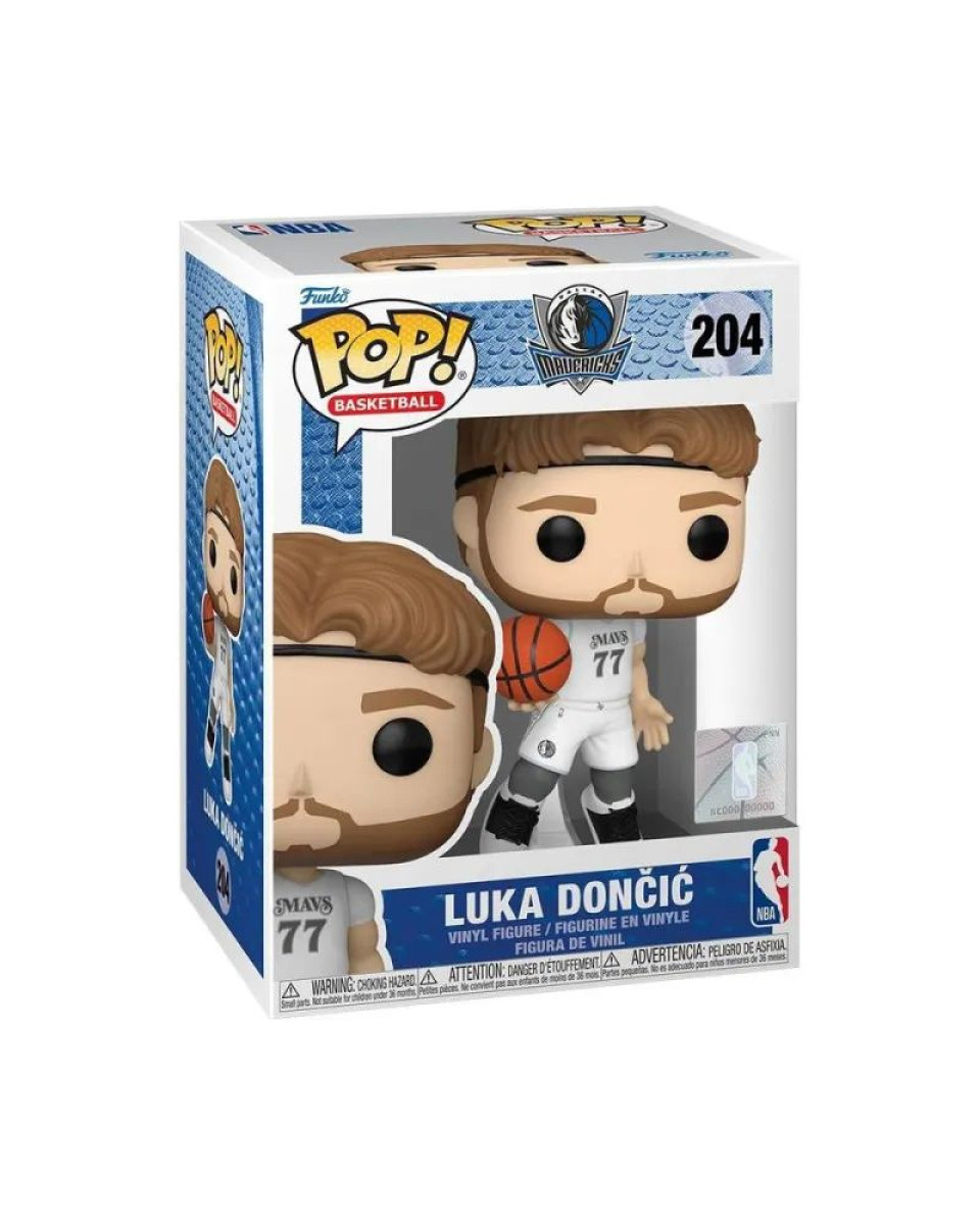 Bobble Figure Basketball NBA - Dallas Mavericks POP! - Luka Doncic #204 (City Ed 