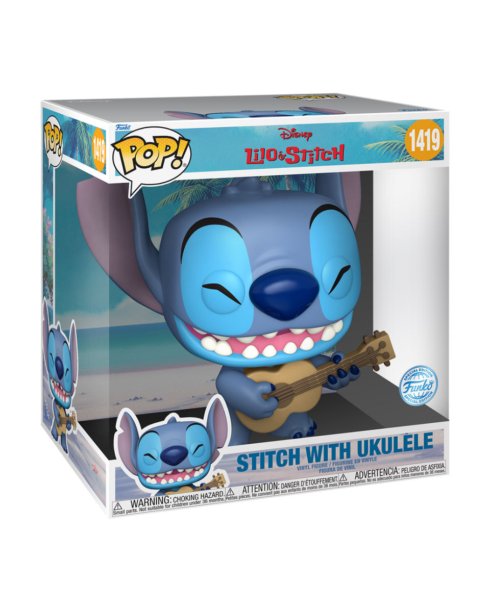 Bobble Figure Disney Lilo & Stitch POP! - Stitch with Ukulele 