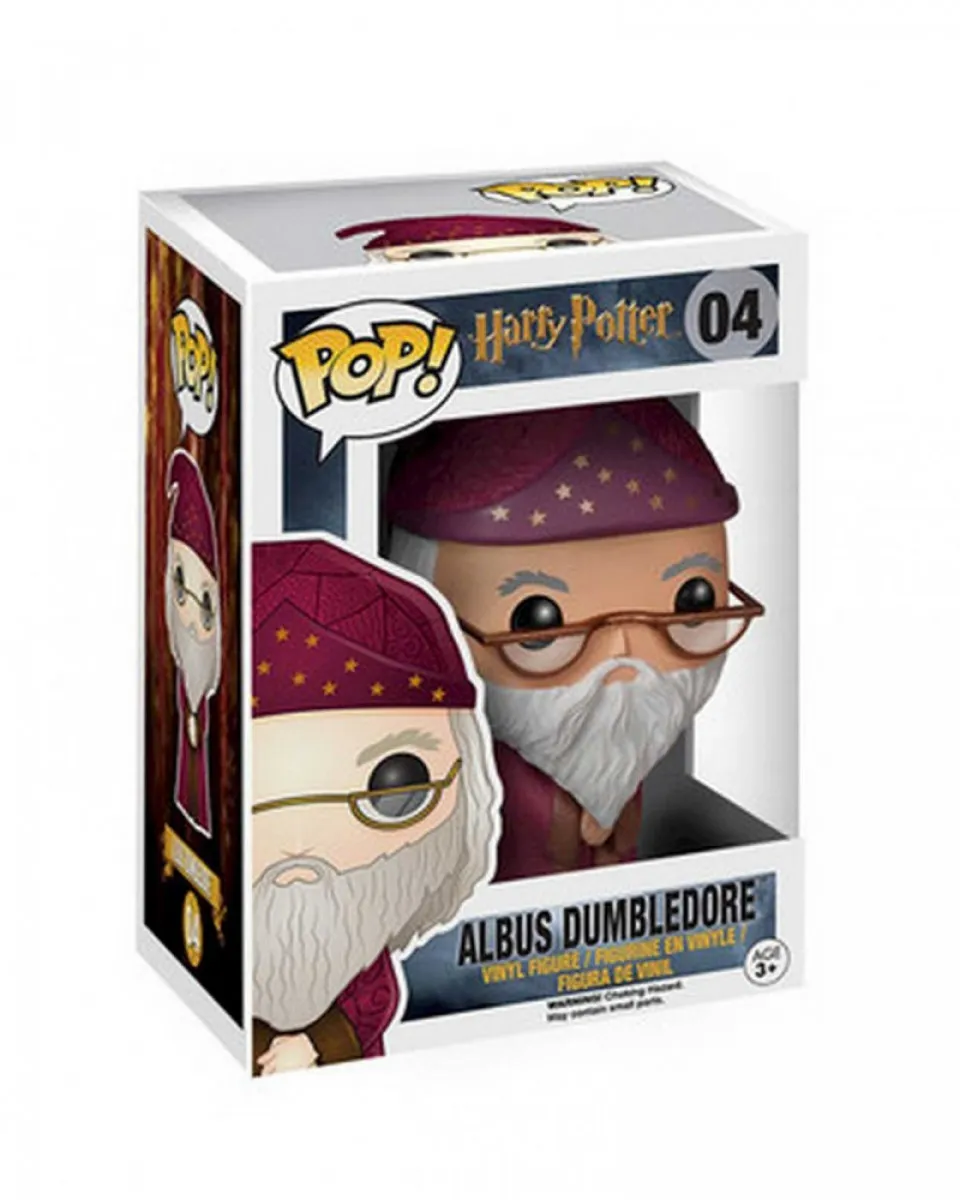 Bobble Figure Harry Potter Holiday Pop! - Albus Dumbledore - Red 