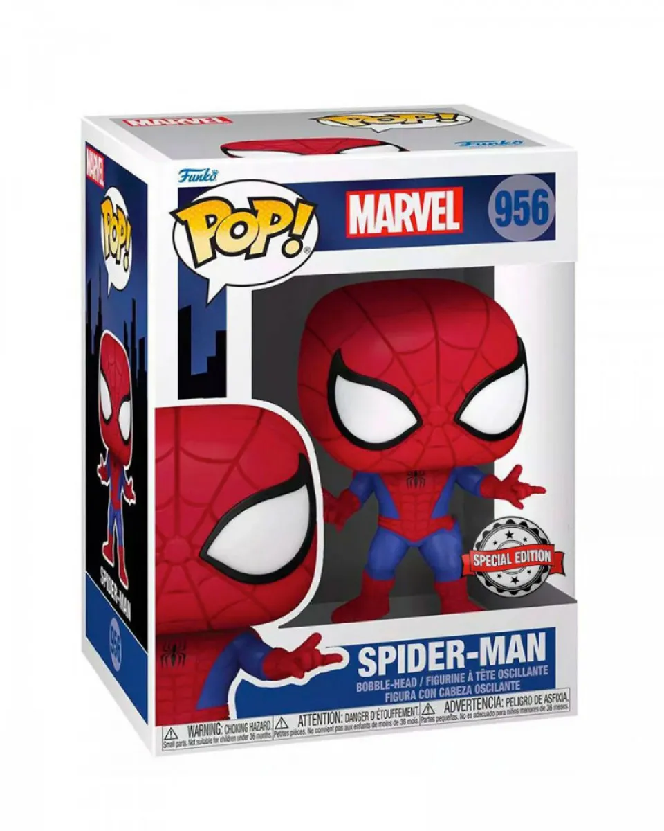 Bobble Figure Marvel Comic Covers Pop! - Animated Spider-man - Special Edition 9 