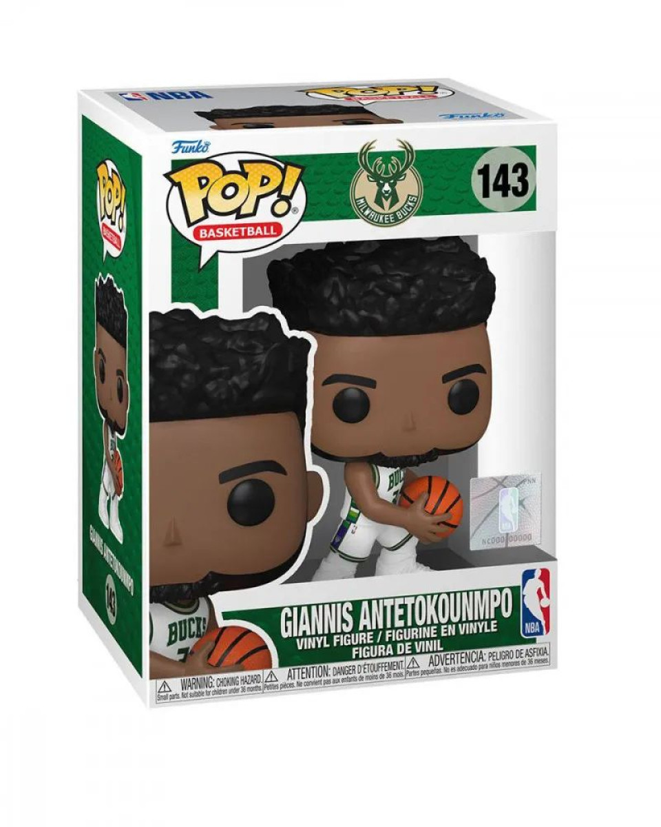 Bobble Figure Nba Milwaukee Bucks Pop! - Giannis - City Edition 2021 