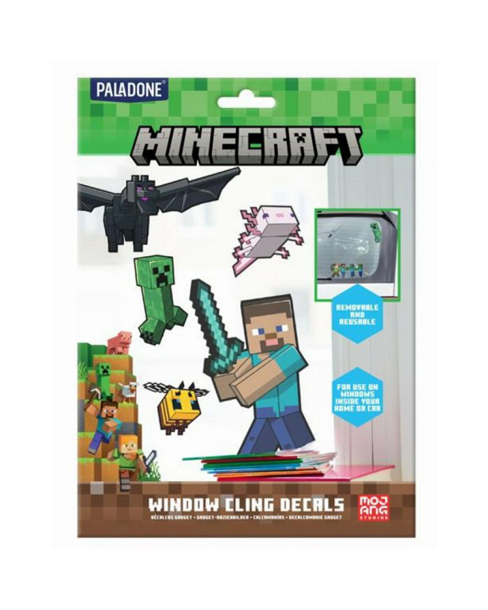 Nalepnice Paladone - Minecraft Window Cling Decals 