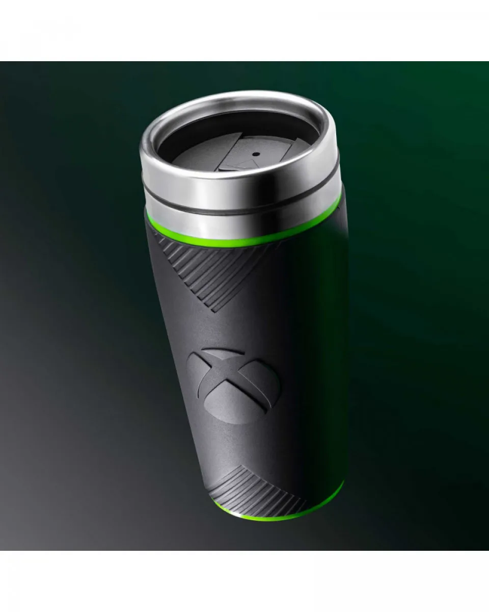 Čaša Paladone XBOX Logo - Silicone Sleeve - Travel Mug 