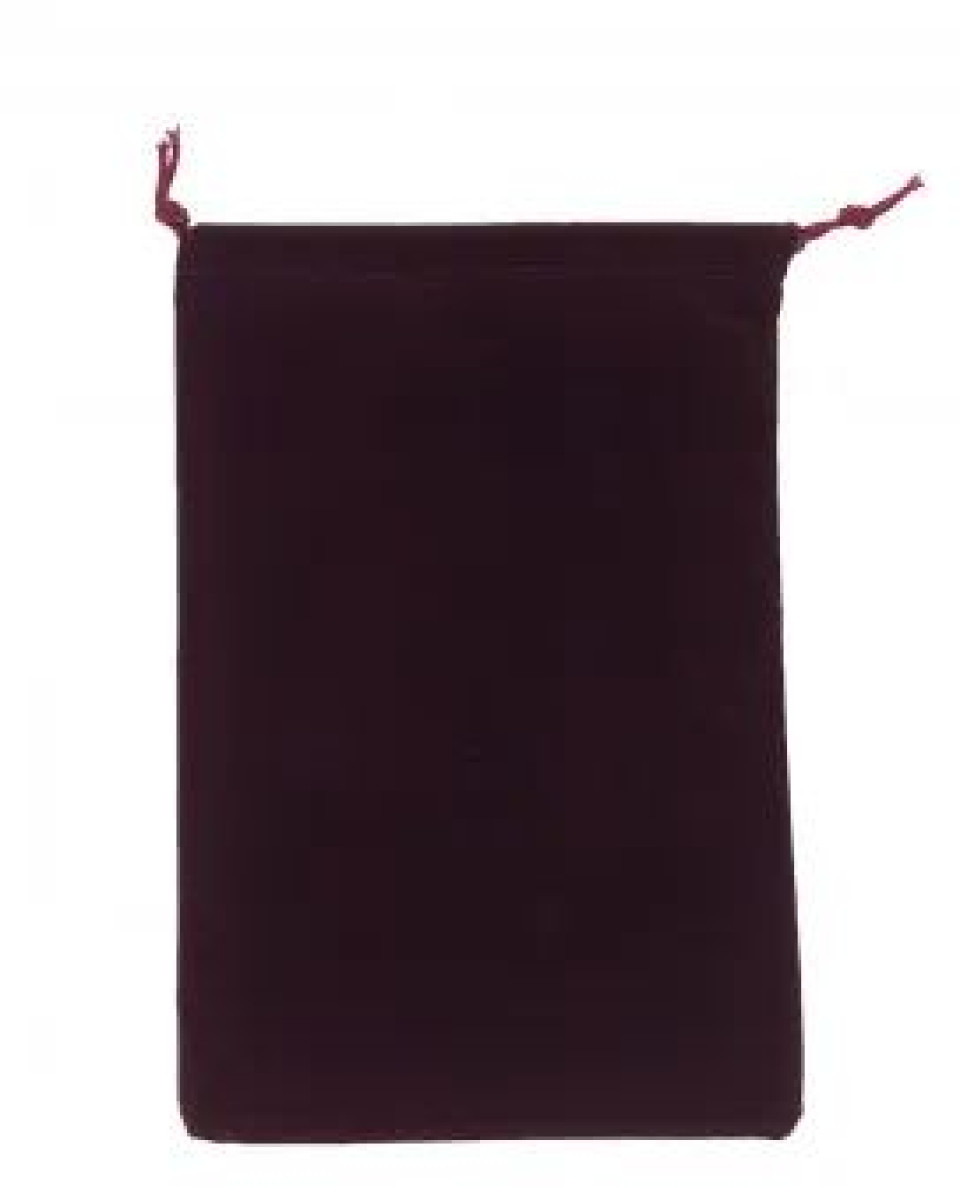 Dice Bag Chessex - Suedecloth L - Burgundy 