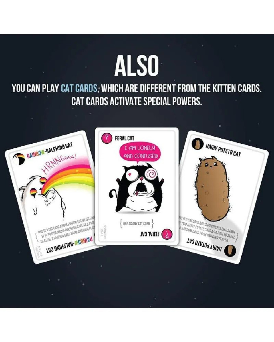 Društvena igra Exploding Kittens 1st Expansion - Imploding Kittens 