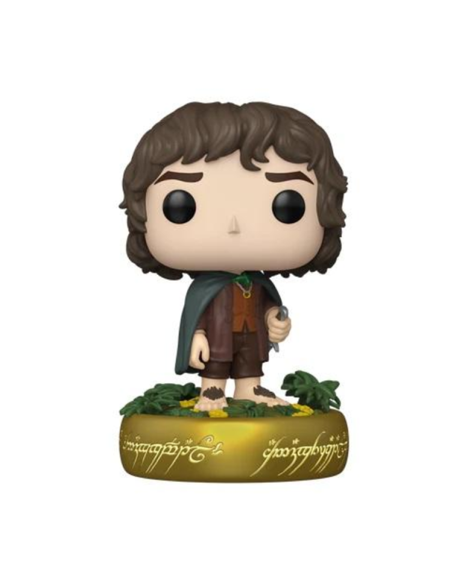 Bobble Figure Movies - The Lord of the Rings POP! - Frodo Baggins On Ring #1832 