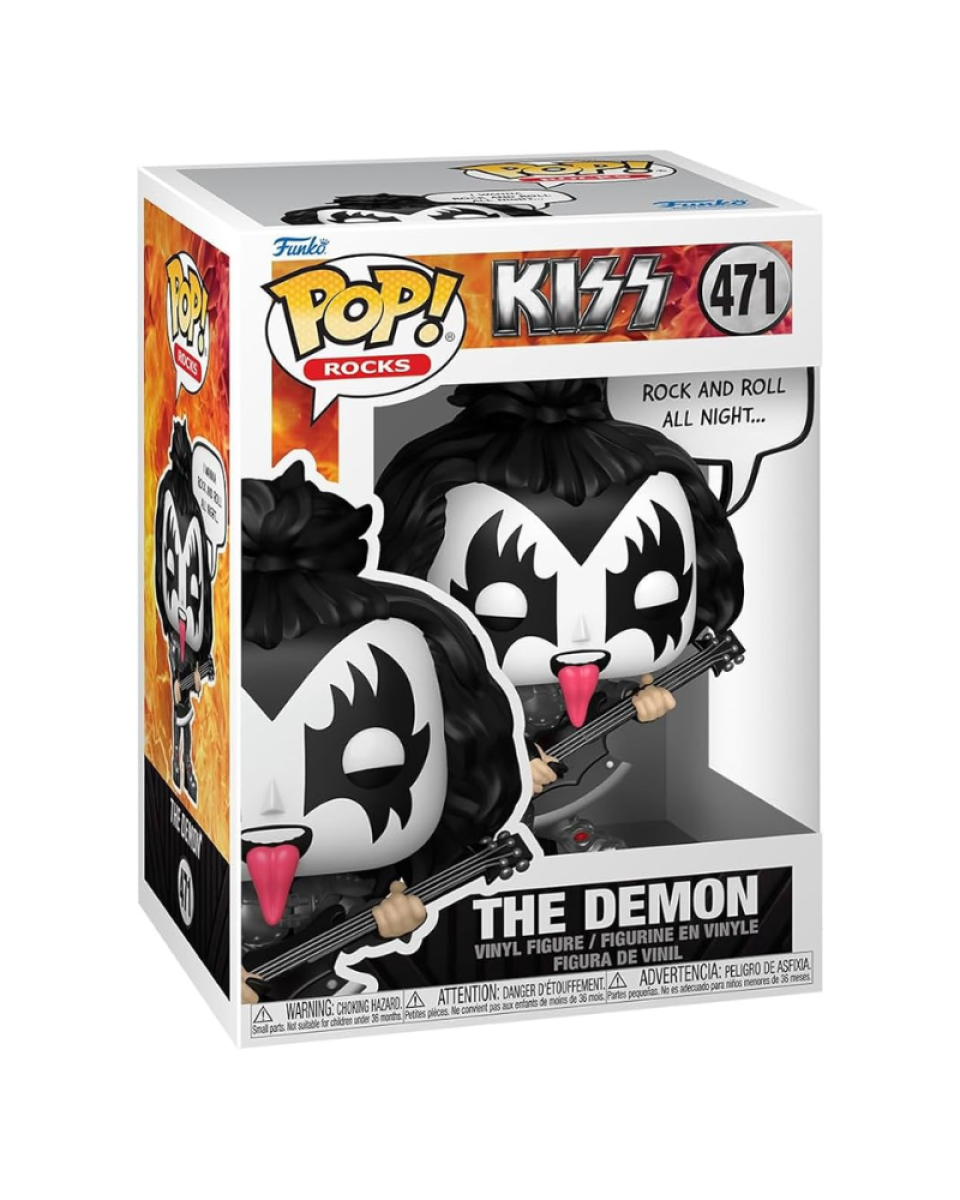 Bobble Figure Rocks - KISS POP! - The Demon (Rock & Roll All Night) #471 