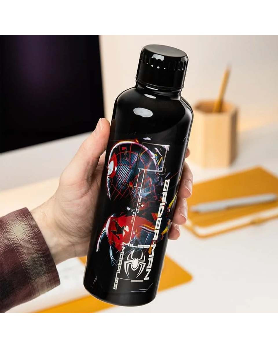 Boca Paladone - Miles Morales Metal Water Bottle 