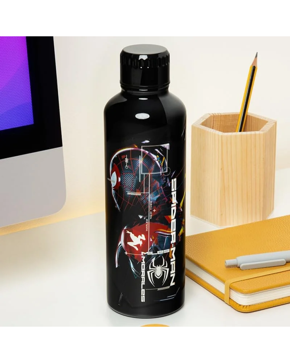 Boca Paladone - Miles Morales Metal Water Bottle 