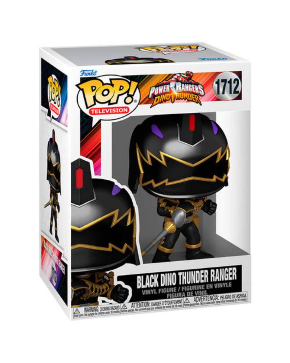 Bobble Figure Television - Power Rangers Dino Thunder POP! - Black Dino Thunder 