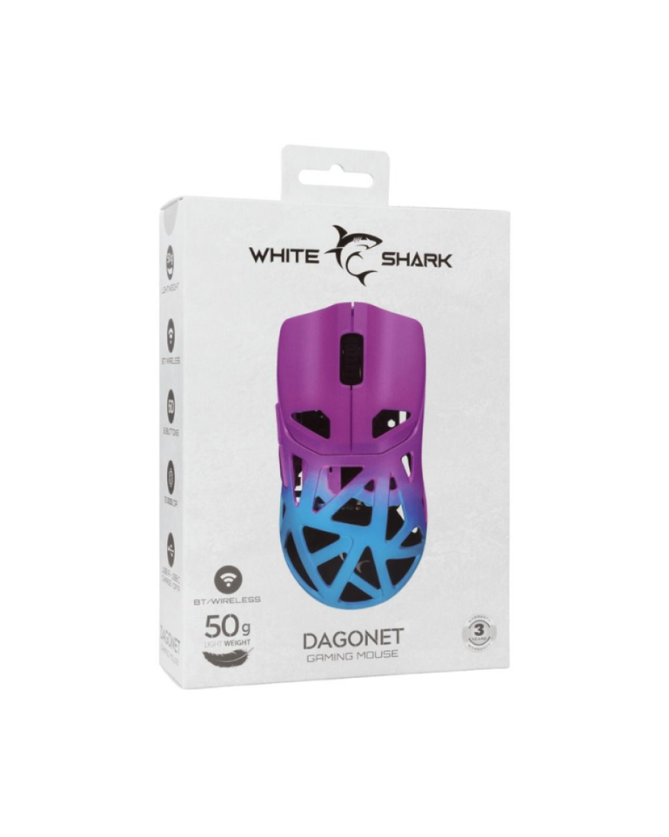 Miš White Shark - Dagonet WGM 5019 - Blue/Purple 