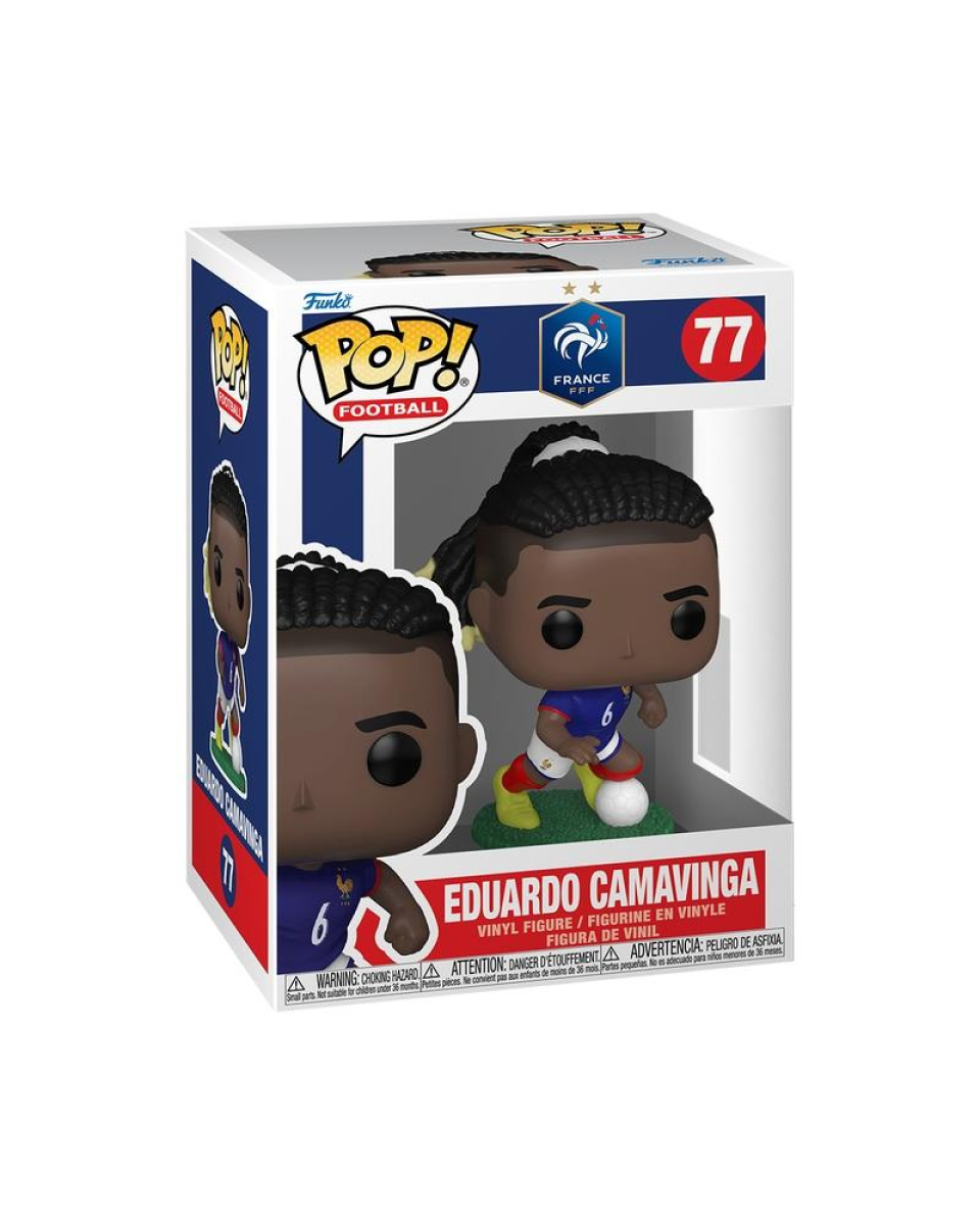 Bobble Figure Football - France POP! - Eduardo Camavinga #77 