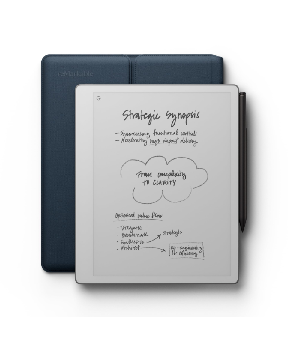 Digitalni Tablet reMarkable Paper Pure Bundle + Marker Plus + Folio Ocean Blue 