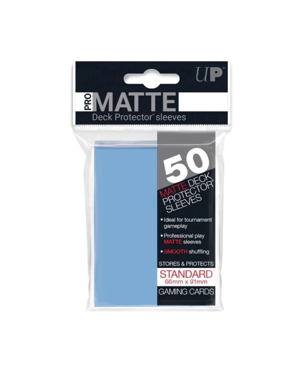 Ultra Pro Matte Deck Protector Sleeves 50 Standard - Light Blue 