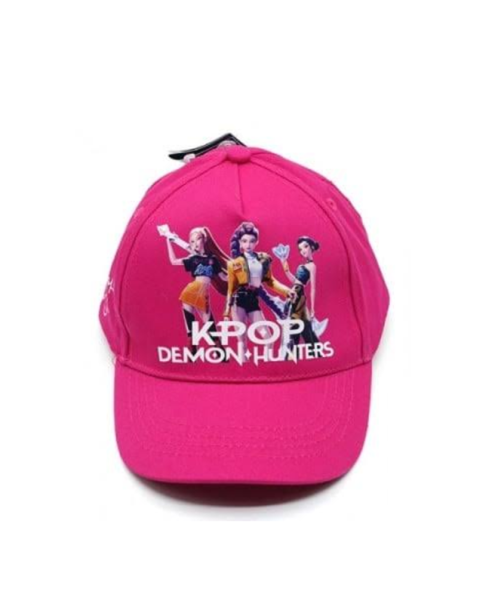Kačket K-Pop Demon Hunters - Red Huntrix Logo 