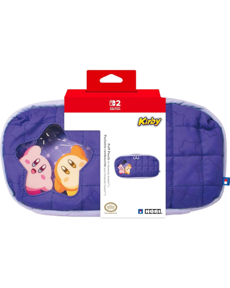 Torbica HORI Puff Pouch Black - Kirby And Waddle Dee 