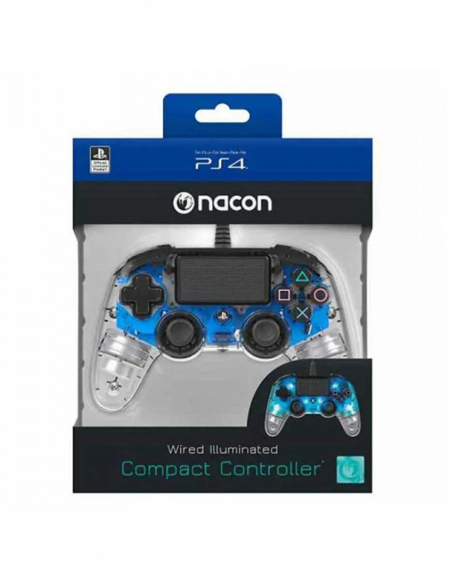 Gamepad Nacon Wired Illuminated Compact Controller - Light Blue 