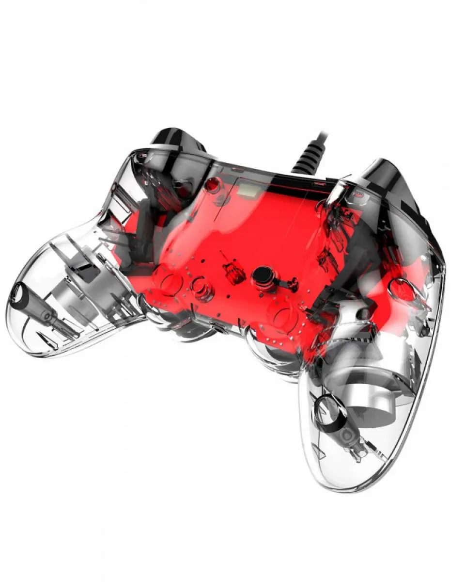 Gamepad Nacon Wired Illuminated Compact Controller - Light Red 