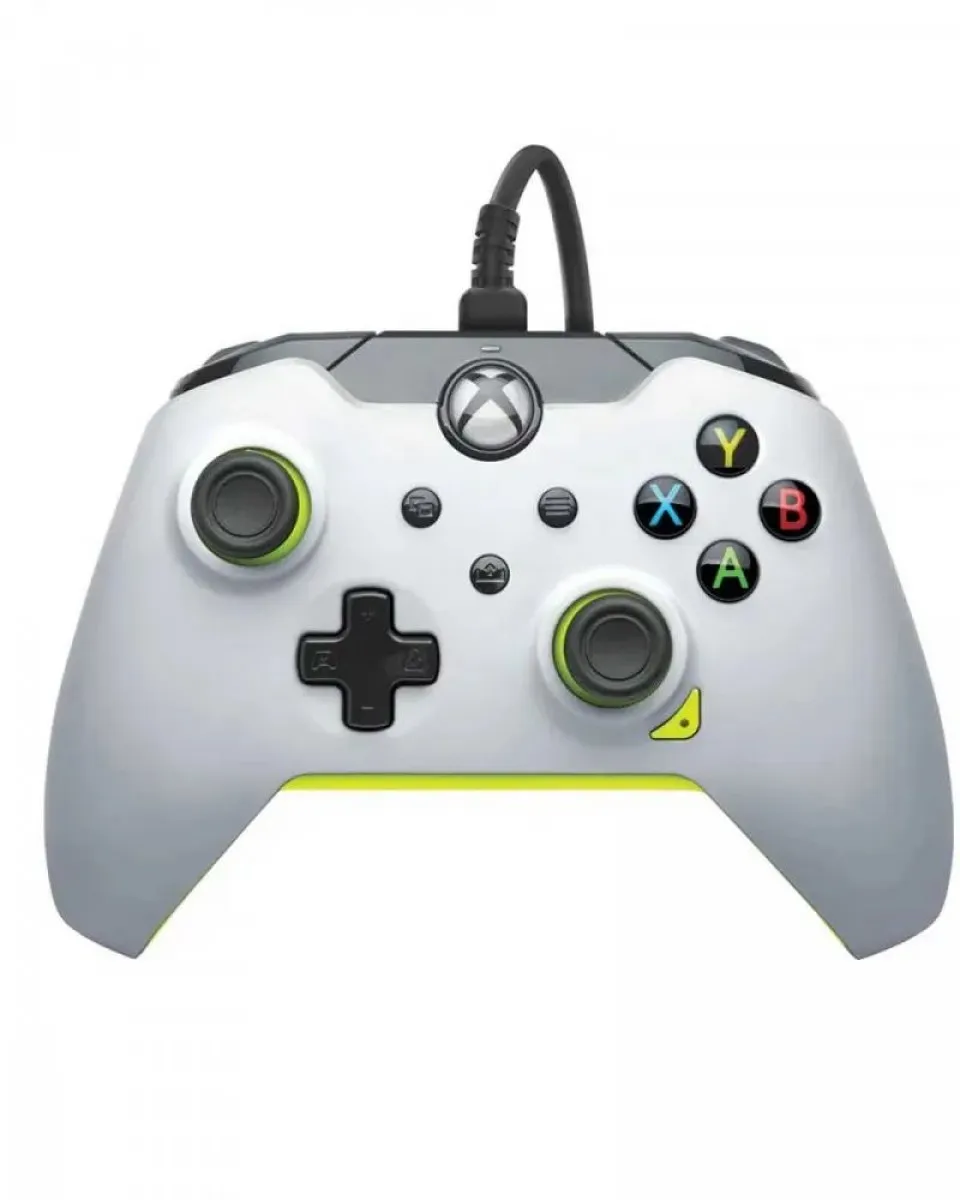 Gamepad PDP Wired Controller - Electric White - Yellow 