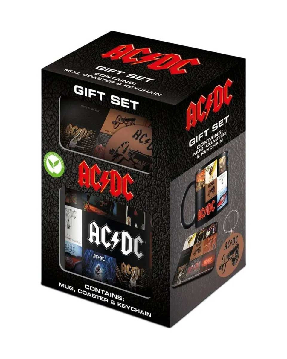 Gift Set - AC/DC - Classic Albums - Šolja & Podmetač & Privezak 