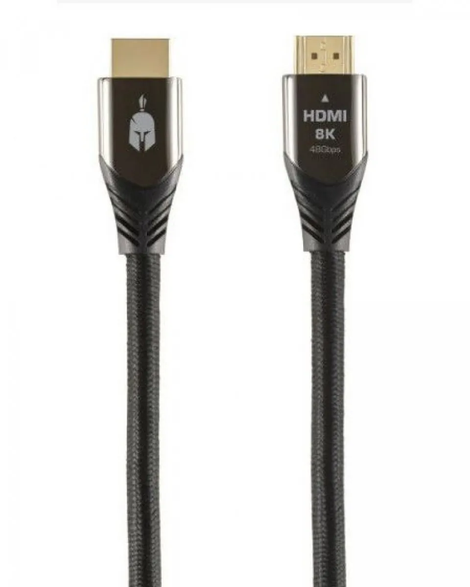 HDMI Cable Spartan Gear 2.1 8K 1.5m - Zinc Alloy with Gold Plated Plugs 