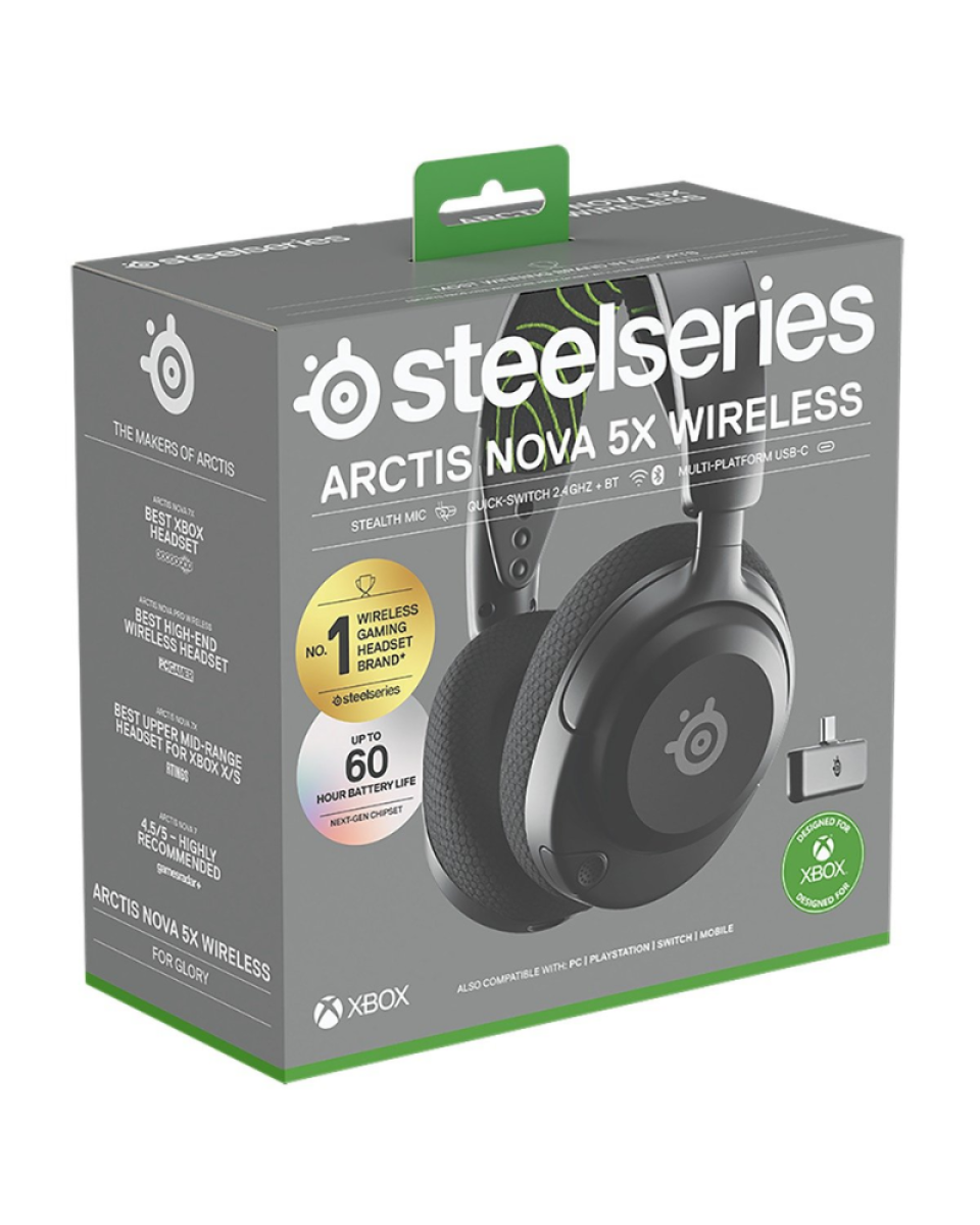 Slušalice Steelseries Arctis Nova 5X Wireless - Black 