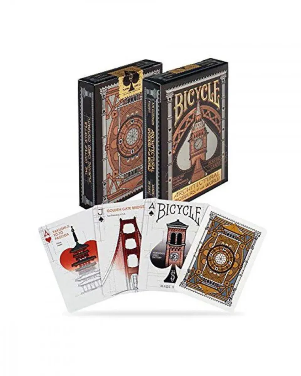 Karte Bicycle Ultimates - Architectural Wonders of the World - Playing Cards 