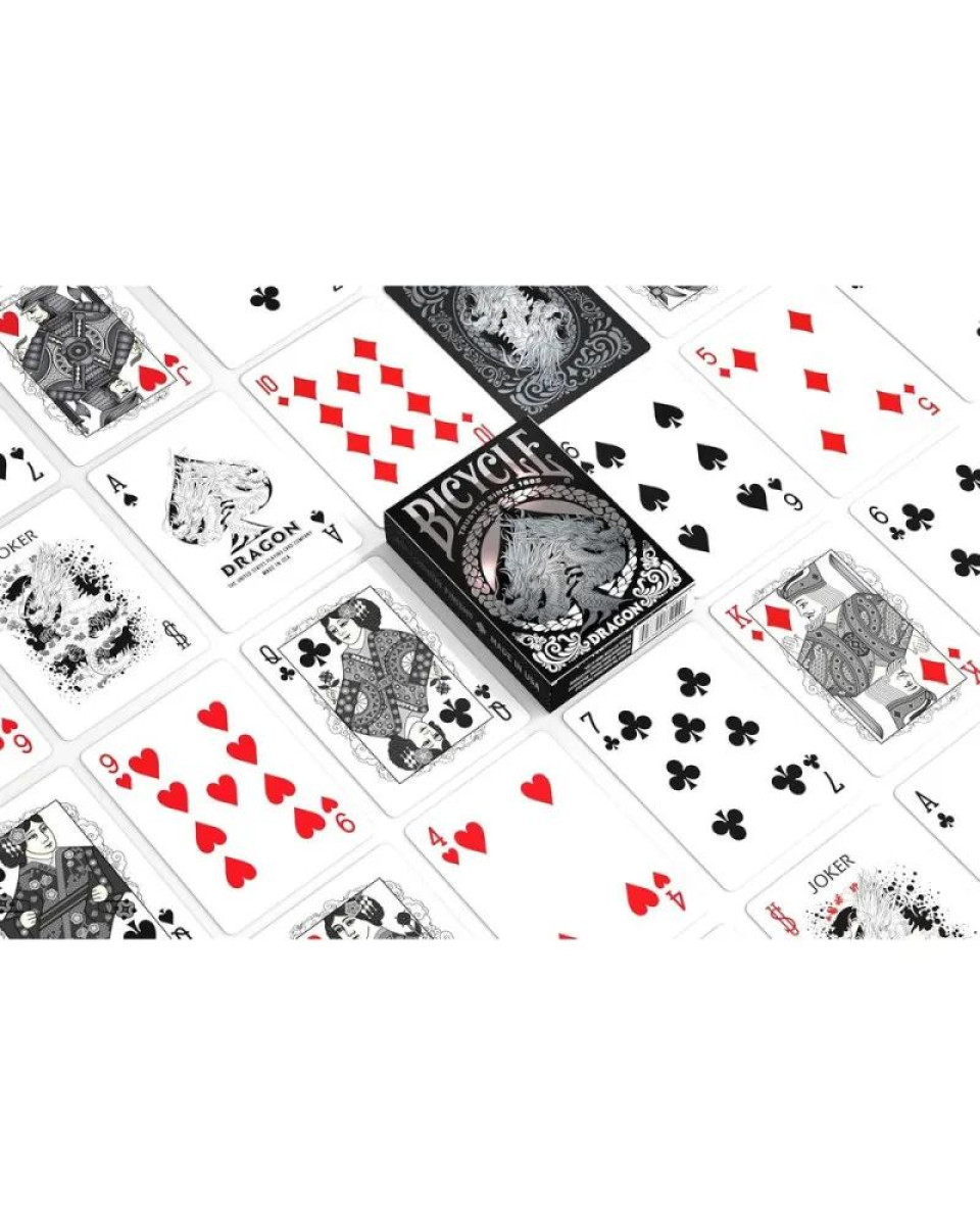 Karte Bicycle - Black Dragon - Playing Cards 